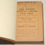 Wisden Cricketers’ Almanack 1891. 28th edition. Second Issue. Original paper wrappers, bound in