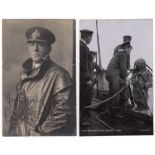 Captain Lawson Smith. Master Diver. Mono real photograph postcard of Smith depicted half length