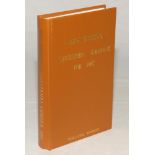 Wisden Cricketers’ Almanack 1887. Willows softback reprint (1989) in light brown hardback covers