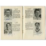 ‘Sussex. Know your cricket county series’. Denis Foster 1948. Findon Publication booklet signed to