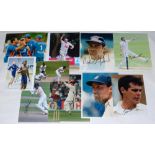 England Test and one day international players signed photographs 1980s-2020s. Twenty original