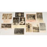 Swimming and diving early 1900s. A selection of six early real photograph postcards relating to