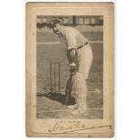 Lord Martin Bladen Hawke. Cambridge University, Yorkshire & England 1881-1912. Mono postcard of