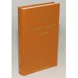 Wisden Cricketers’ Almanack 1917. Willows softback reprint (1997) in light brown hardback covers
