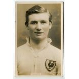 James Henry Dimmock. Tottenham Hotspur 1919-1930. Sepia real photograph postcard of Dimmock, head