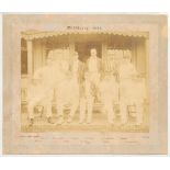 ‘Middlesex 1892’. Early original sepia photograph of the Middlesex team for the match v Somerset