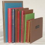 Bound facsimile sporting books. A collection of thirteen facsimile titles originally the property of