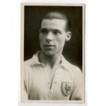 William Henry Charles Lane. Tottenham Hotspur 1924-1927. Mono real photograph postcard of Lane, head