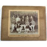 ‘Kent C.C.C. XI - 1901’. An early original sepia photograph of the Kent team who played Sussex at