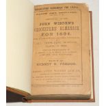 Wisden Cricketers’ Almanack 1894. 31st edition. Original paper wrappers, bound in brown boards, with