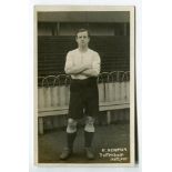 Ernest Henry Newman. Tottenham Hotspur 1909-1913. Early mono real photograph postcard of Newman,