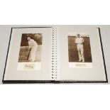 Leicestershire C.C.C. early 1900s- 1990s. Two photograph albums comprising a nice selection of