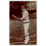 Bernard James Tindall Bosanquet, Middlesex & England 1898-1919. Excellent sepia real photograph