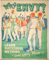 ‘Why Envy? Learn Successful Methods and apply Them. Bill Jones’ 1928. Original colour