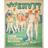 ‘Why Envy? Learn Successful Methods and apply Them. Bill Jones’ 1928. Original colour