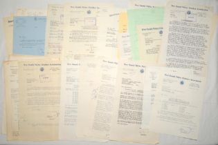 Australian state cricket correspondence 1950s-1990s. A collection of over one hundred and fifty