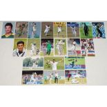 Pakistan player photographs 1990s-2010s. Twenty colour photographs of player portraits, match action