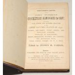 Wisden Cricketers’ Almanack 1897 and 1898. 34th & 35th editions. Both bound in uniform mauve/blue