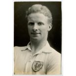 Percy Charles Austin. Tottenham Hotspur 1926-1928. Mono real photograph postcard of Austin, head and
