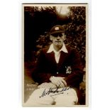 William Walter Keeton. Nottinghamshire & England 1914-1931. Sepia real photograph postcard of