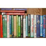 Signed cricket biographies. Box comprising twenty modern signed hardback biographies. Subjects/