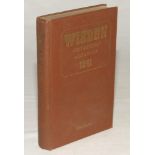 Wisden Cricketers’ Almanack 1941. 78th edition. Original hardback. Only 800 hardback copies were