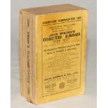 Wisden Cricketers’ Almanack 1937. 74th edition. Original paper wrappers. Some breaking to page