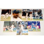 India and England 1990s-2000s. Fifteen original colour press photographs of India and England Test