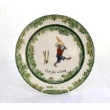 ‘Out for a Duck’. A Royal Doulton Black Boy plate, entitled ‘Out for a Duck’ printed with a boy in