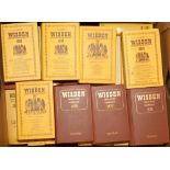 Wisden Cricketers’ Almanack 1976 to 2000. Original hardback editions, 1976 to 1982 and 1990 editions