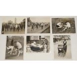Ladies in sport 1920s. Six original mono press photographs of women taking part in sporting