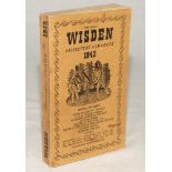 Wisden Cricketers’ Almanack 1943. 80th edition. Original limp cloth covers. Only 5600 paper copies