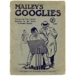 Arthur Mailey. ‘Mailey’s Googlies. County and Test Cricket Sketches by the Great Australian Bowler’.