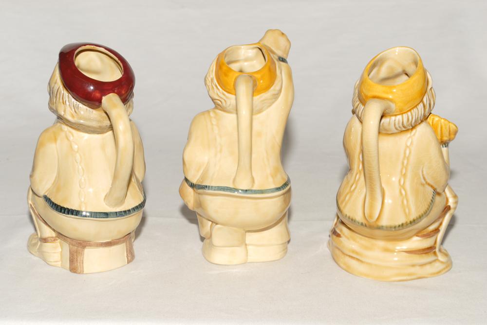 The Bowler, the Batsman and the Wicketkeeper’. Set of three H.J. Wood ceramic toby jugs of - Image 2 of 2