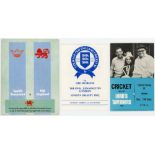 Lord’s Taverners v Old England 1967. Two official programmes, one for a match at Swansea, dated 19th