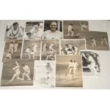 Domestic cricket in England 1963-1984. A good selection of forty one original press photographs