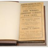 Wisden Cricketers’ Almanack 1895. 32nd edition. Bound in dark brown boards, with facsimile wrappers,