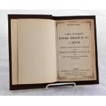 Wisden Cricketers’ Almanack 1874. 11th edition. Bound in dark brown boards, lacking original paper