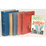 Instructional and cricket histories. Five hardback titles. ‘Cricket’, Hon R.H. Lyttelton, London