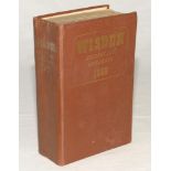Wisden Cricketers’ Almanack 1939. 76th edition. Original hardback. Some general wear to boards and