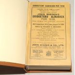 Wisden Cricketers’ Almanack 1936. 73rd edition. Bound in light brown boards, with original wrappers,