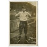 Vivian John Woodward. Tottenham Hotspur 1901-1909. Early sepia real photograph postcard of Woodward,