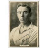 Andrew Thompson. Tottenham Hotspur 1920-1930. Mono real photograph postcard of Thompson, half