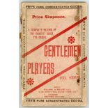 Gentlemen v Players. Two titles. ‘Gentlemen v Players’, Percy Cross Standing, Wright & Co, London