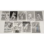 England Test and County cricketers 1980s-1990s. Twenty original mono press photographs of Test and