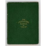 ‘The Cricketer’s Manual [for 1851] containing a brief review of the character, history and