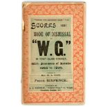 ‘Scores and Mode of Dismissal of “W.G.” in First Class Cricket. With summary of results 1865-