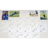 Sri Lanka Test cricketers 1980s-2020s. Twenty five individually signed ‘Sri Lanka Test Player’