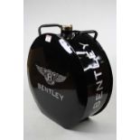 A reproduction Bentley advertising fuel can, height 36cm