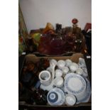 A Royal Doulton Cranbourne pattern part tea and coffee service, together with Celtic Pottery of